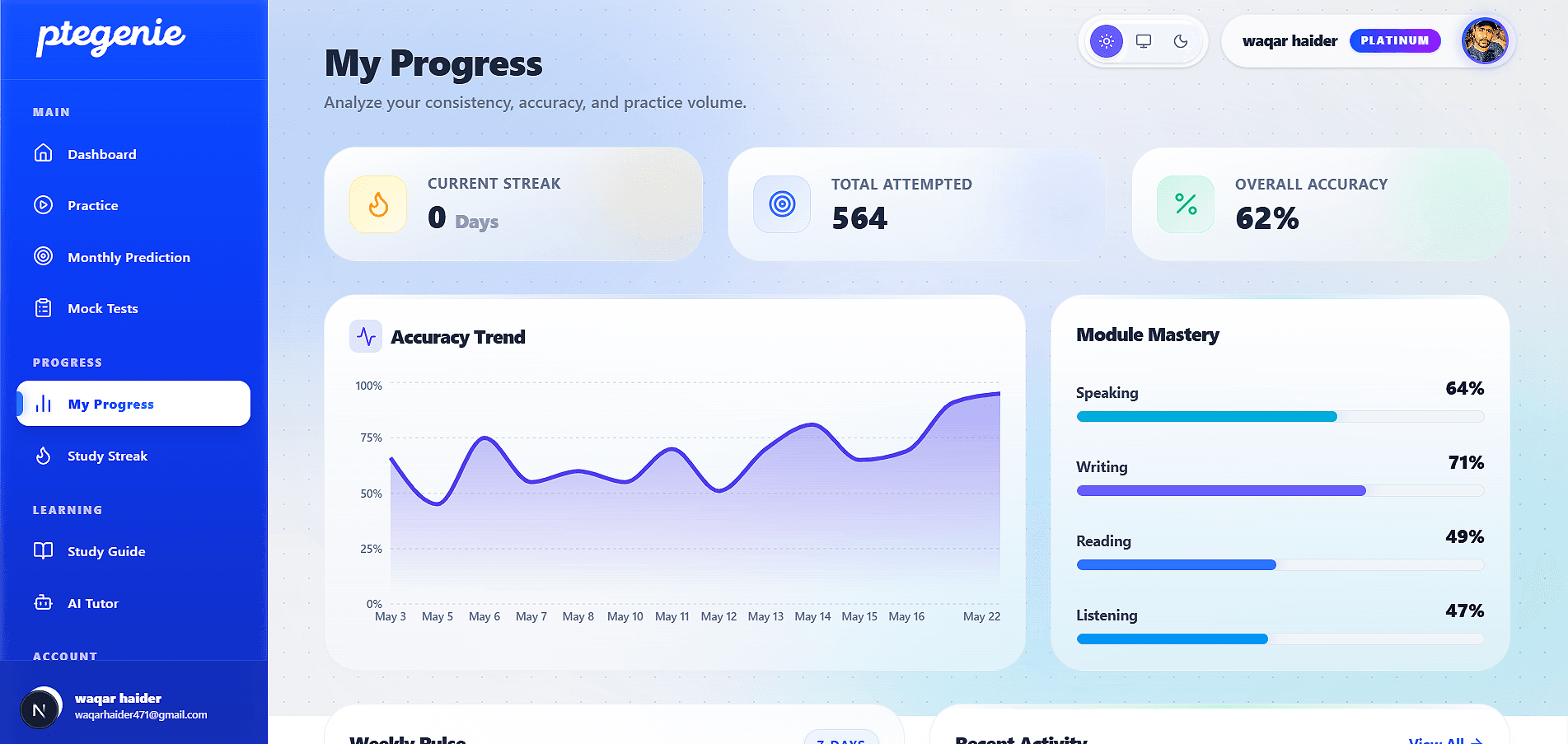 Smart Progress Tracking