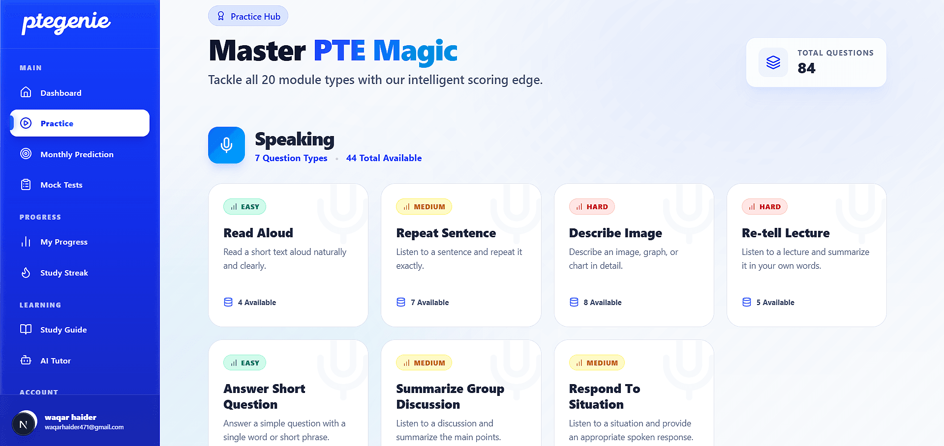 All 22 PTE Question Types